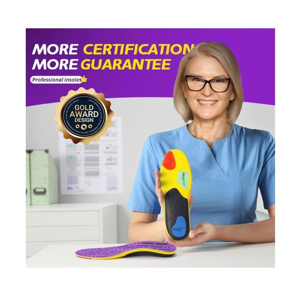 TANSTC Rogers Poron Sport Insole, Pain Relief Shock Absorption Sport Inserts (Pu - Picture 6 of 6